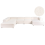 Beliani Modular Corner Sofa 5 Seater ARDAL Boucle Off-White Right Hand 1