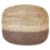 Beliani Pouffe DUKI Jute Brown 1