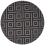 Beliani Outdoor Rug AJMER Black ø 160 cm 1