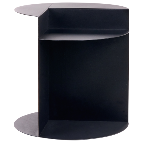 Beliani Side Table TAGGART Metal Black