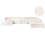 Beliani Modular Corner Sofa 5 Seater ARDAL Boucle Off-White Left Hand 1