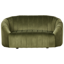 Sofa 2 Seater MALUNG Velvet Dark Green