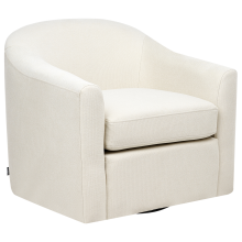 Swivel Armchair MAGNOR Fabric Beige
