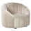 Beliani Armchair MALUNG Velvet Beige 1