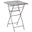 Beliani Garden Bar Table Folding BORMIO 60 cm 60 cm Metal Black 1