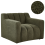 Beliani Armchair AGERUP Boucle Dark Green 1