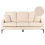 Beliani Sofa 3 Seater GAVLE Boucle Beige 1