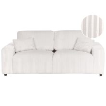 3 Seater SANDORA Corduroy Off-White