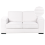 Beliani 2 Seater VIKRAN Corduroy Off-White 1