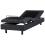Beliani Adjustable Bed without Headboard Fabric DUKE 90 x 200 cm (EU Single) Dark Grey 1