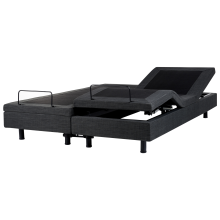 Adjustable Bed without Headboard Fabric DUKE 180 x 200 cm (EU Super King) Dark Grey