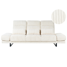 Sofa 3 Seater IKAST Corduroy Light Beige