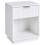 Beliani 1 Drawer Bedside Table SUMMERVILLE White 1