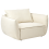 Beliani Armchair KUNES Fabric Beige 1