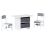 Beliani Kids Table with Chairs YALGOO White 1