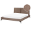 Beliani Bed Boucle MELLE 160 x 200 cm (EU King Size) Brown 1