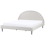 Beliani Bed Fabric MARGUT 180 x 200 cm (EU Super King) Light Grey 1