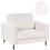 Beliani Armchair SAVALEN Boucle White 1