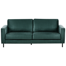 Sofa 3 Seater SAVALEN Velvet Dark Green