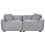 Beliani Sofa 3 Seater KORIO Grey 1