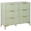 Beliani 6 Drawer Chest WALCOTT Light Green 1
