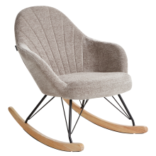Rocking Chair SKALE Fabric Taupe