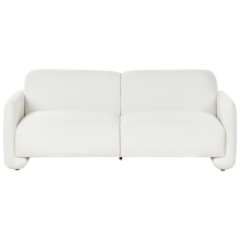 Sofa 3 Seater SALAND Fabric White