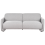 Beliani Sofa 3 Seater SALAND Fabric Grey 1