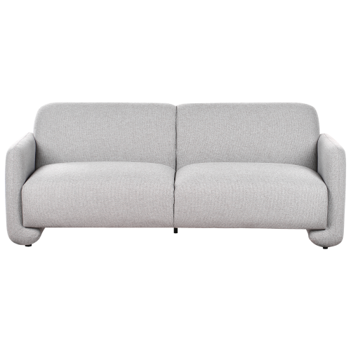 Beliani Sofa 3 Seater SALAND Fabric Grey