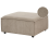 Beliani Ottoman ARDAL Corduroy Light Brown 1
