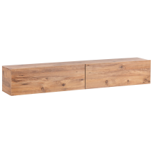 Wall Mounted TV Stand GLADSTONE Brown