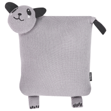 Set of 2 Decorative Cushions SHADOOR 35 x 35 cm Cotton Panda Grey