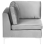 Beliani Corner Seat EVJA Velvet Grey 1