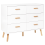 Beliani 6 Drawer Chest NEWARK White 1
