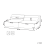 Beliani Modular Sofa 2 Seater HELLNAR Fabric Grey 3