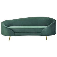 Sofa 2 Seater SAVAR Velvet Emerald Green