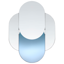 Wall Mirror CHAILLON 60 cm 80 cm Blue