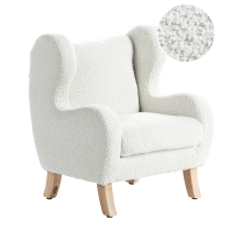 Kids Armchair FARUM Boucle Off-White