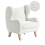 Beliani Kids Armchair FARUM Boucle Off-White 1