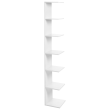 Wall Bookshelf ESTON 190 cm White