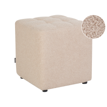 Pouffe KANSAS Boucle Beige
