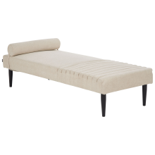 Chaise Longue MAURIAC Fabric Beige