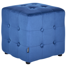 Pouffe WISCONSIN Velvet Blue