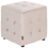 Beliani Pouffe WISCONSIN Velvet Light Beige 1
