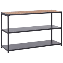 Outdoor Kitchen Island AVETRANA Black Metal