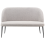 Beliani Dining Bench 2 Seater OSBY Fabric Light Grey 1