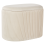 Beliani Storage Pouffe RICHLAND Velvet Light Beige 1