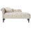 Beliani Left-Hand Chaise Longue IVRY Velvet Light Beige 1