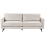 Beliani Sofa 3 Seater MALA Fabric Light Beige 1