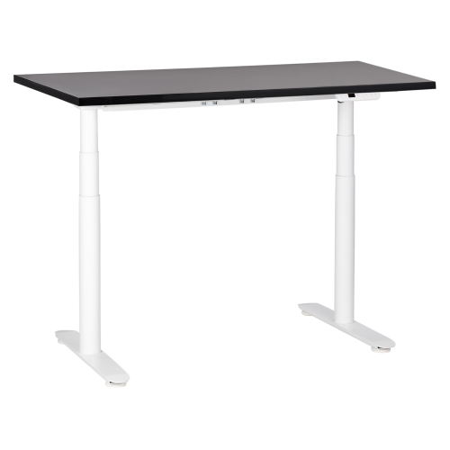Beliani Electric Adjustable Standing Desk DESTINAS 120 cm 72 cm Black/ White